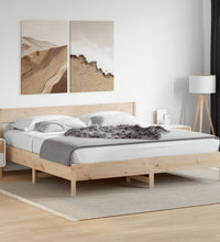 Massivholzbett ohne Matratze 200x200 cm Kiefer