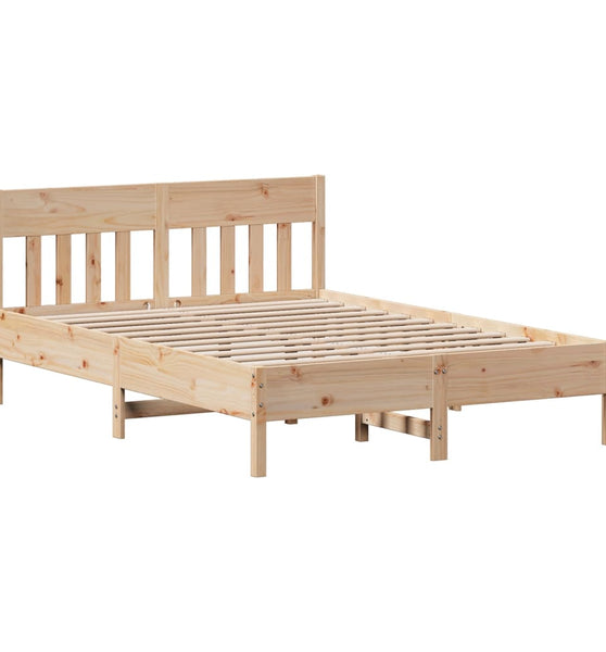 Massivholzbett ohne Matratze 160x200 cm Kiefernholz