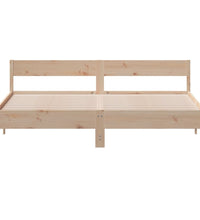 Massivholzbett ohne Matratze 200x200 cm Kiefer