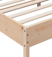 Massivholzbett ohne Matratze 200x200 cm Kiefer