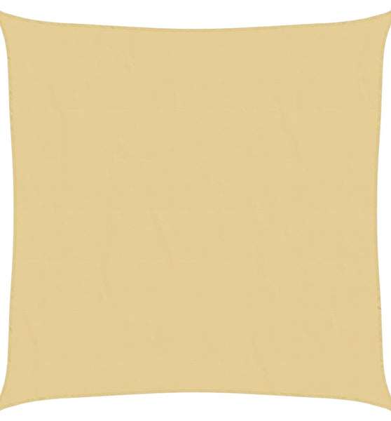 Sonnensegel Sandfarbe 3,6x3,6 m 100% Polyester Oxford