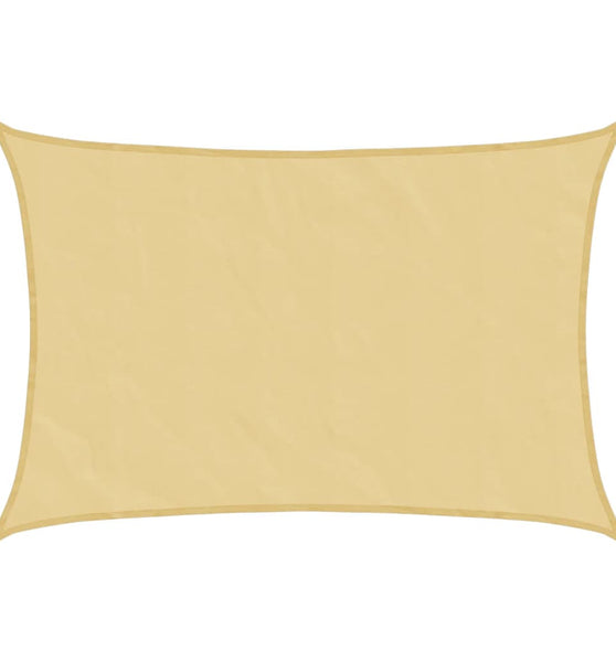 Sonnensegel Sandfarbe 4x2,5 m 100% Polyester Oxford