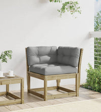 Garten-Ecksofa mit Kissen 73x73x78 cm Kiefernholz Imprägniert