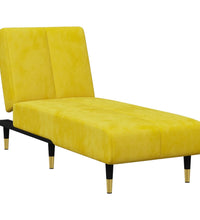 2-tlg. Sofagarnitur Gelb Samt