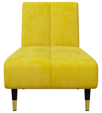 2-tlg. Sofagarnitur Gelb Samt