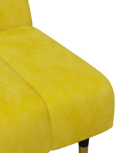 2-tlg. Sofagarnitur Gelb Samt