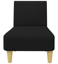 2-tlg. Sofagarnitur Schwarz Stoff