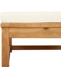 4-tlg. Garten-Lounge-Set mit Kissen Massivholz Akazie