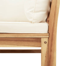 6-tlg. Garten-Lounge-Set mit Kissen Massivholz Akazie