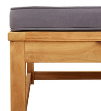 3-tlg. Garten-Lounge-Set mit Kissen Massivholz Akazie