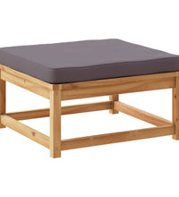 7-tlg. Garten-Lounge-Set mit Kissen Massivholz Akazie