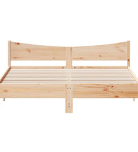 Massivholzbett ohne Matratze 200x200 cm Kiefer
