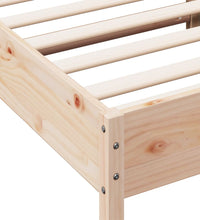 Massivholzbett ohne Matratze 200x200 cm Kiefer