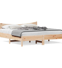 Massivholzbett ohne Matratze 200x200 cm Kiefer