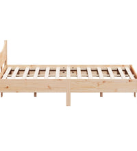 Massivholzbett ohne Matratze 150x200 cm Kiefernholz
