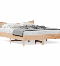 Massivholzbett ohne Matratze 150x200 cm Kiefernholz