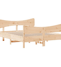 Massivholzbett ohne Matratze 160x200 cm Kiefernholz