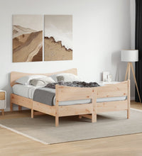 Massivholzbett ohne Matratze 150x200 cm Kiefernholz