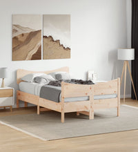 Massivholzbett ohne Matratze 120x200 cm Kiefernholz