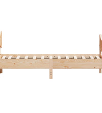 Massivholzbett ohne Matratze 90x200 Kiefernholz