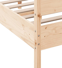 Massivholzbett ohne Matratze 120x190 cm Kiefernholz