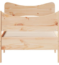 Massivholzbett ohne Matratze 90x190 cm Kiefer