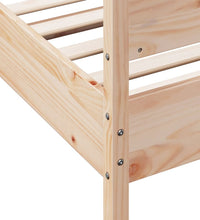 Massivholzbett ohne Matratze 75x190 cm Kiefernholz