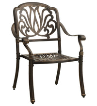 7-tlg. Garten-Essgruppe Bronzen Aluminiumguss