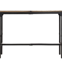 5-tlg. Bar-Set Raues Mangoholz und Metall