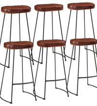 7-tlg. Bar-Set Raues Mangoholz und Metall