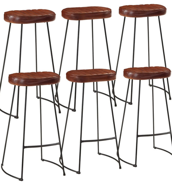 7-tlg. Bar-Set Raues Mangoholz und Metall