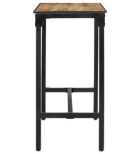 5-tlg. Bar-Set Raues Mangoholz und Metall