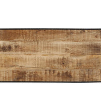 5-tlg. Bar-Set Raues Mangoholz und Metall
