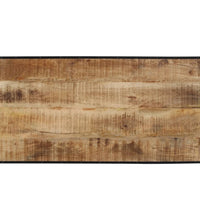 5-tlg. Bar-Set Raues Mangoholz und Metall