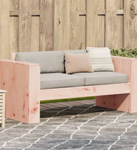 Gartensofa 2-Sitzer 134x60x62 cm Massivholz Douglasie