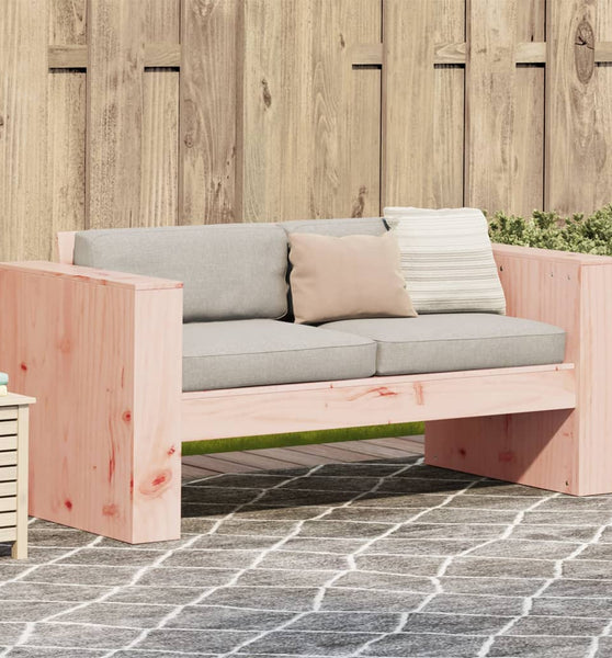 Gartensofa 2-Sitzer 134x60x62 cm Massivholz Douglasie