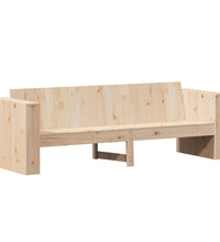 Gartensofa 3-Sitzer 189x60x62 cm Massivholz Kiefer