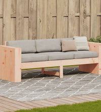 Gartensofa 3-Sitzer 189x60x62 cm Massivholz Douglasie