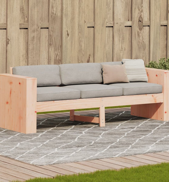 Gartensofa 3-Sitzer 189x60x62 cm Massivholz Douglasie