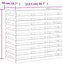 Gartenbar 113,5x50x103 cm Massivholz Douglasie