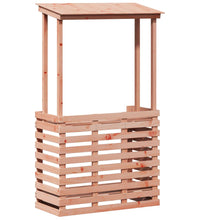 Gartenbar mit Dach 112,5x57x195,5 cm Massivholz Kiefer