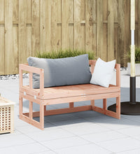 2-in-1 Gartensofa Verlängerbar Massivholz Douglasie