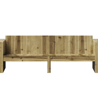 Gartensofa 3-Sitzer 189x60x62 cm Kiefernholz Imprägniert