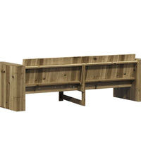 Gartensofa 3-Sitzer 189x60x62 cm Kiefernholz Imprägniert