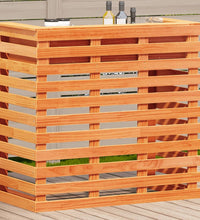 Gartenbar Wachsbraun 113,5x50x103 cm Massivholz Kiefer