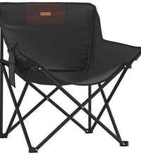 Campingstühle 2 Stk. mit Tasche Klappbar Schwarz