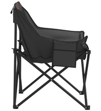 Campingstühle 2 Stk. mit Tasche Klappbar Schwarz