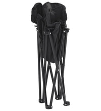 Campingstühle 2 Stk. mit Tasche Klappbar Schwarz