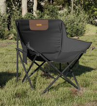 Campingstühle 2 Stk. mit Tasche Klappbar Schwarz