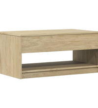 Couchtisch SAUDA Eiche-Optik 99x55x45 cm Massivholz Kiefer